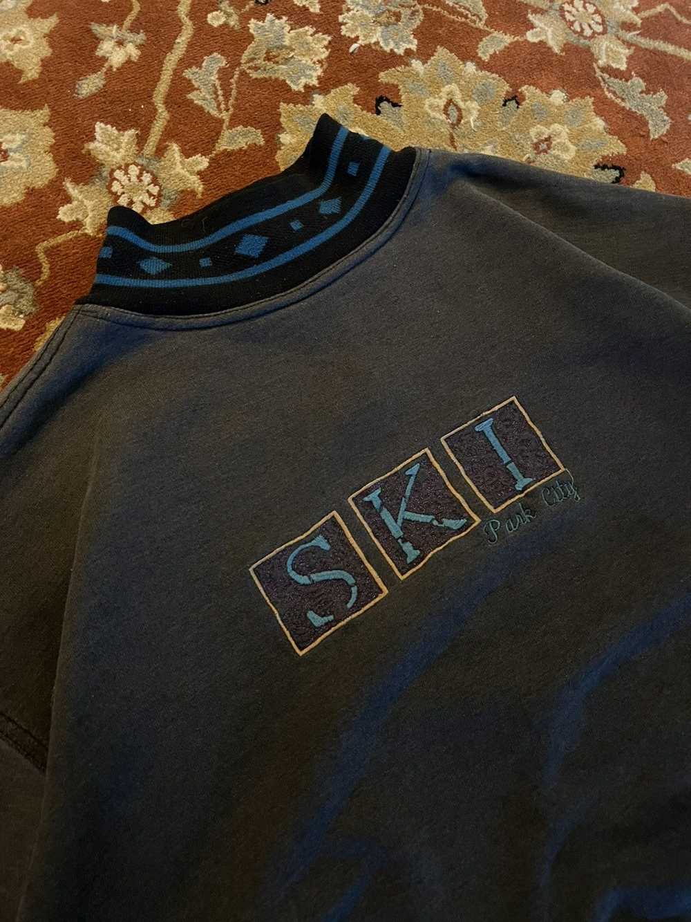 Vintage Ski Park City Utah Vintage Turtleneck - image 2