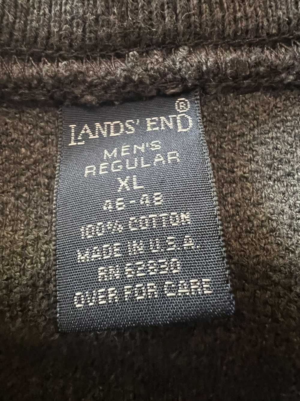 Lands End Lands end knit sweater grey - image 4