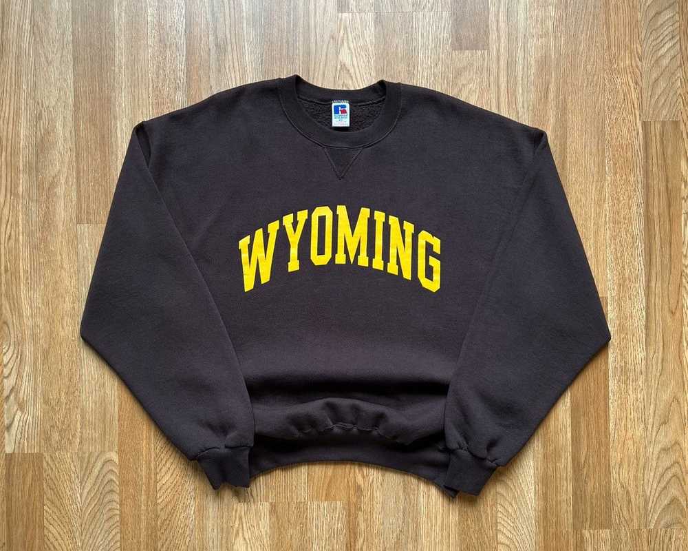 Made In Usa × Russell Athletic × Vintage Wyoming … - image 1