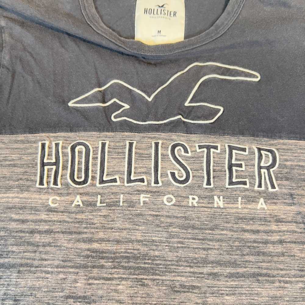 Hollister Hollister Embroidered TShirt Men M Blac… - image 5