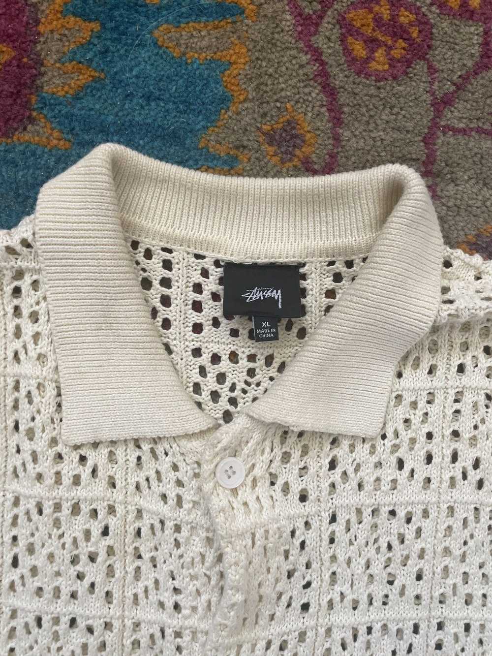 Stussy Stussy Crochet shirt Multi-Natural - image 2