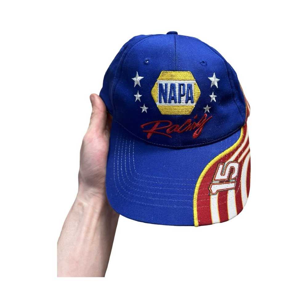 Hat × NASCAR × Vintage Napa Racing #15 Racing Blu… - image 2
