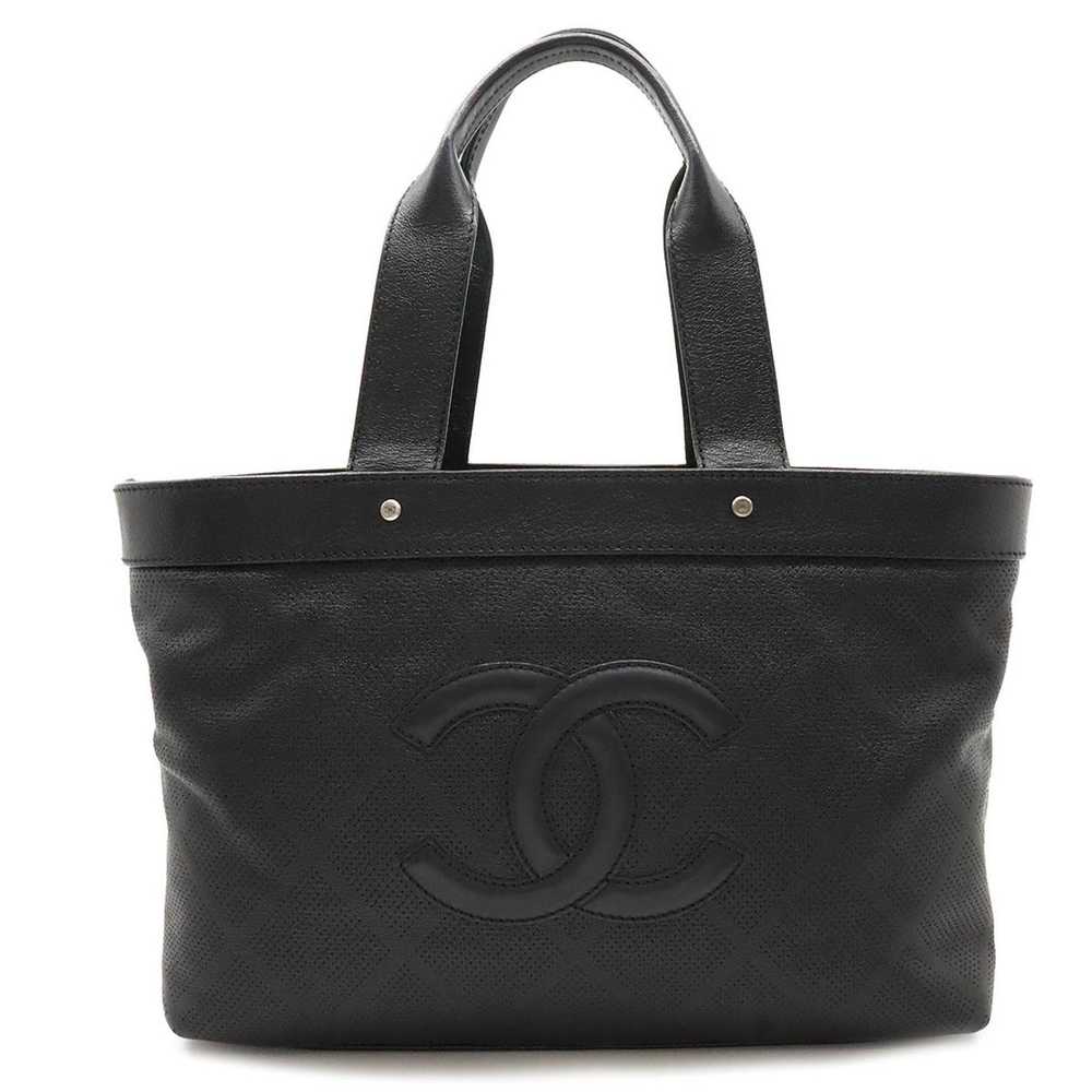 Chanel CHANEL Coco Mark Punching Mesh Tote Bag Sh… - image 1