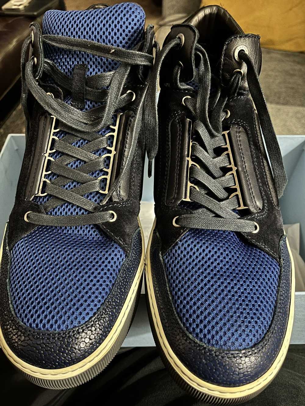 Lanvin Blue and Black Lanvin Sneakers - image 1