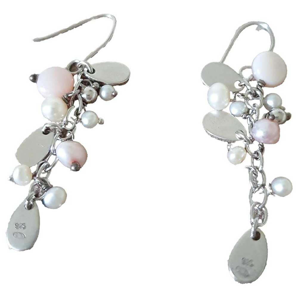 Non Signé / Unsigned Silver earrings - image 1