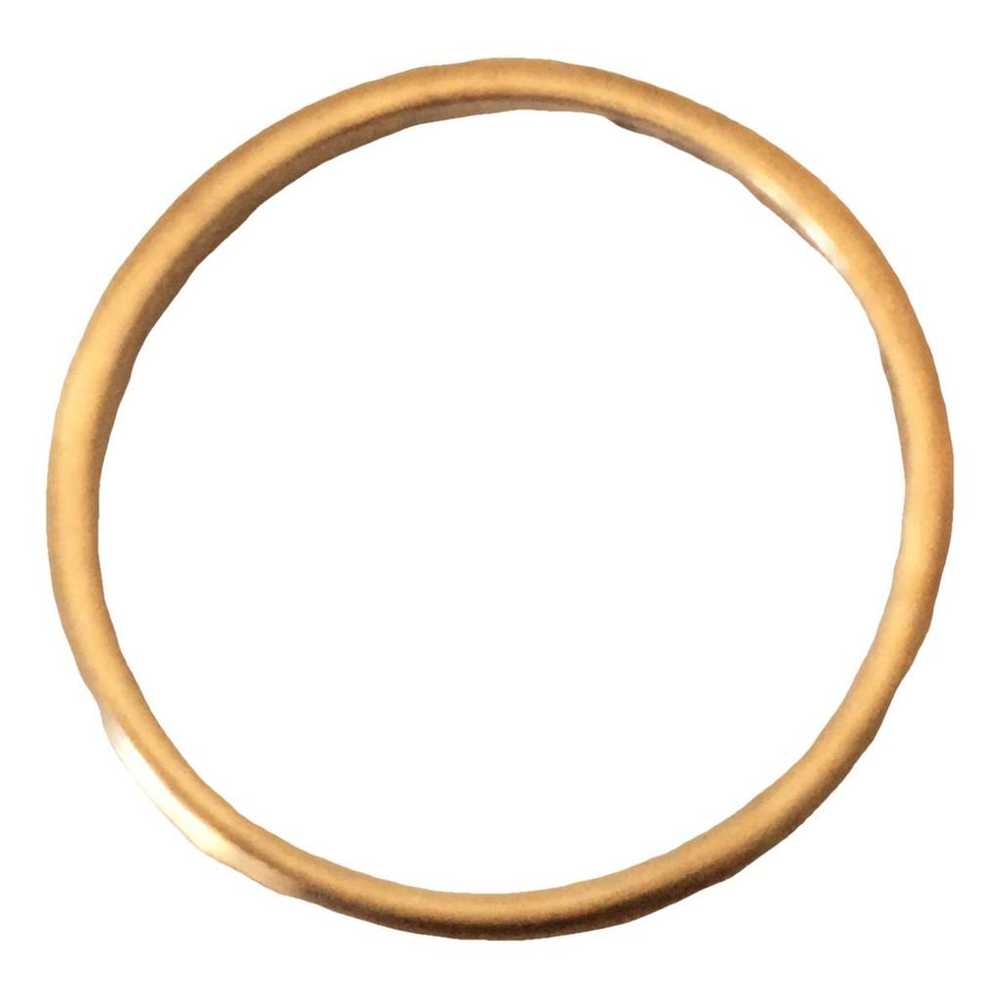 Non Signé / Unsigned Alliance yellow gold ring - image 1