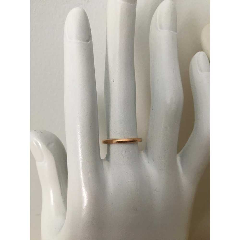 Non Signé / Unsigned Alliance yellow gold ring - image 5