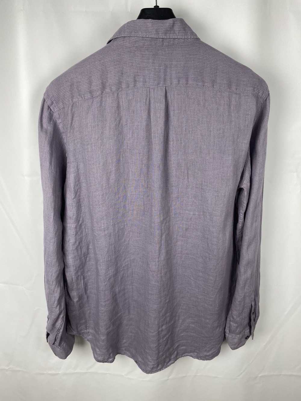 120% Lino 120% Lino Linen Shirt Button Up size L - image 6