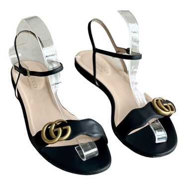 Gucci Double G leather sandal