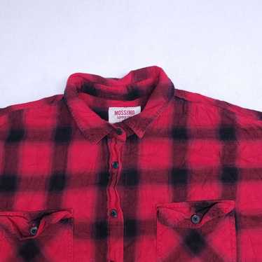 Mossimo Mossimo Tartan Flannel Button Up Shirt Wom