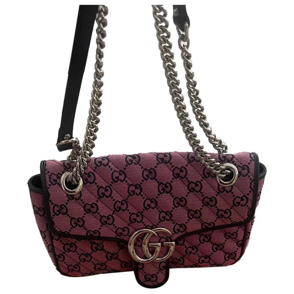 Gucci Gg Marmont Flap cloth crossbody bag - image 1