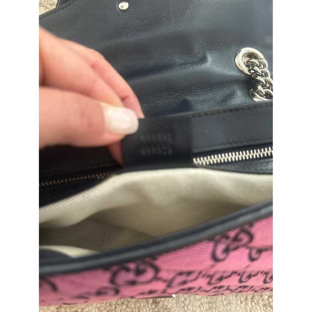 Gucci Gg Marmont Flap cloth crossbody bag - image 6