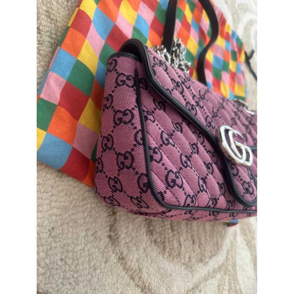 Gucci Gg Marmont Flap cloth crossbody bag - image 9