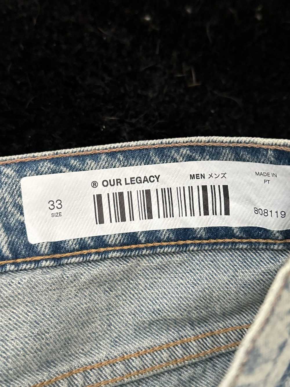 Our Legacy Our Legacy Light Wash Denim - image 3