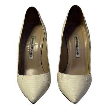 Manolo Blahnik Exotic leathers heels - image 1
