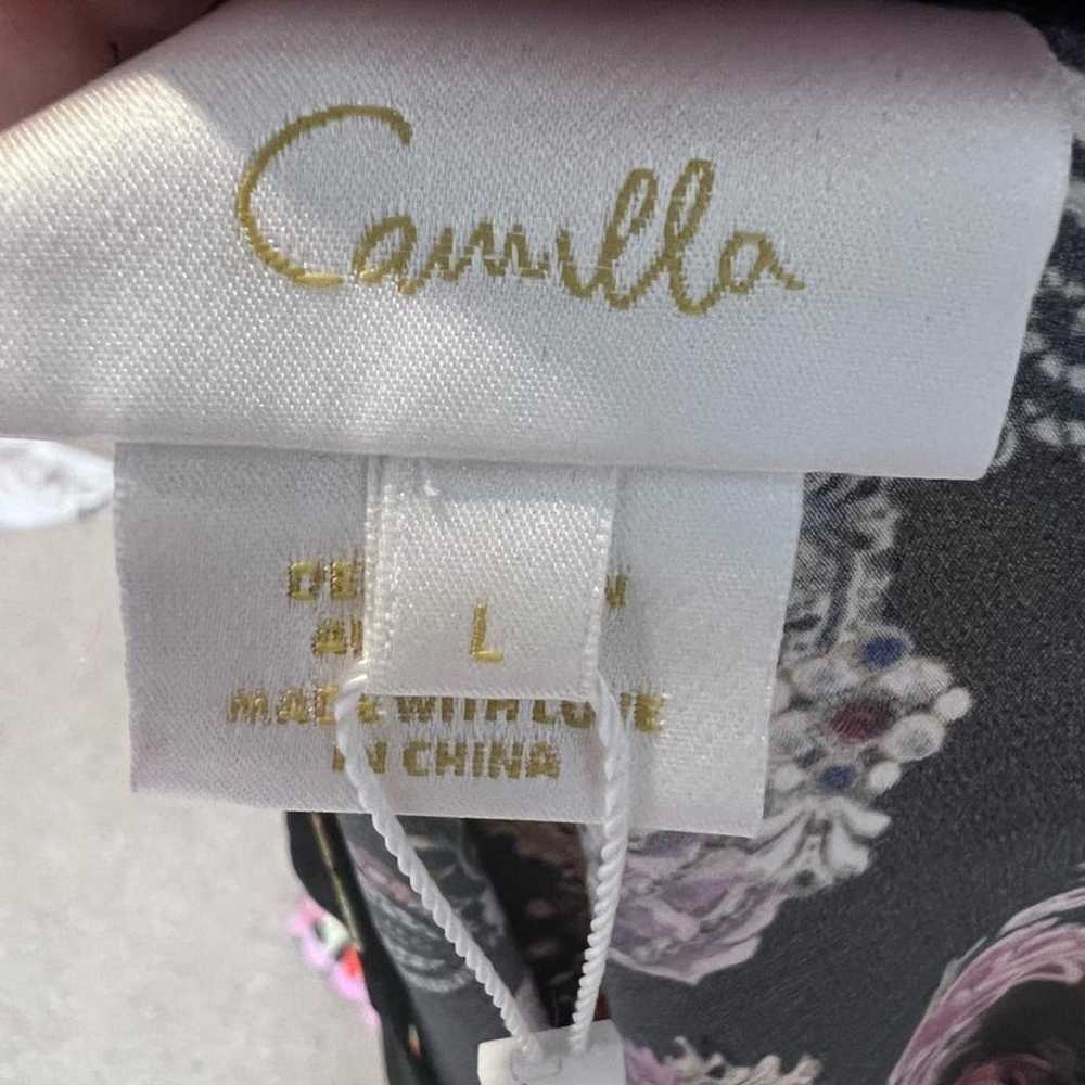 Camilla Silk mid-length dress - image 11