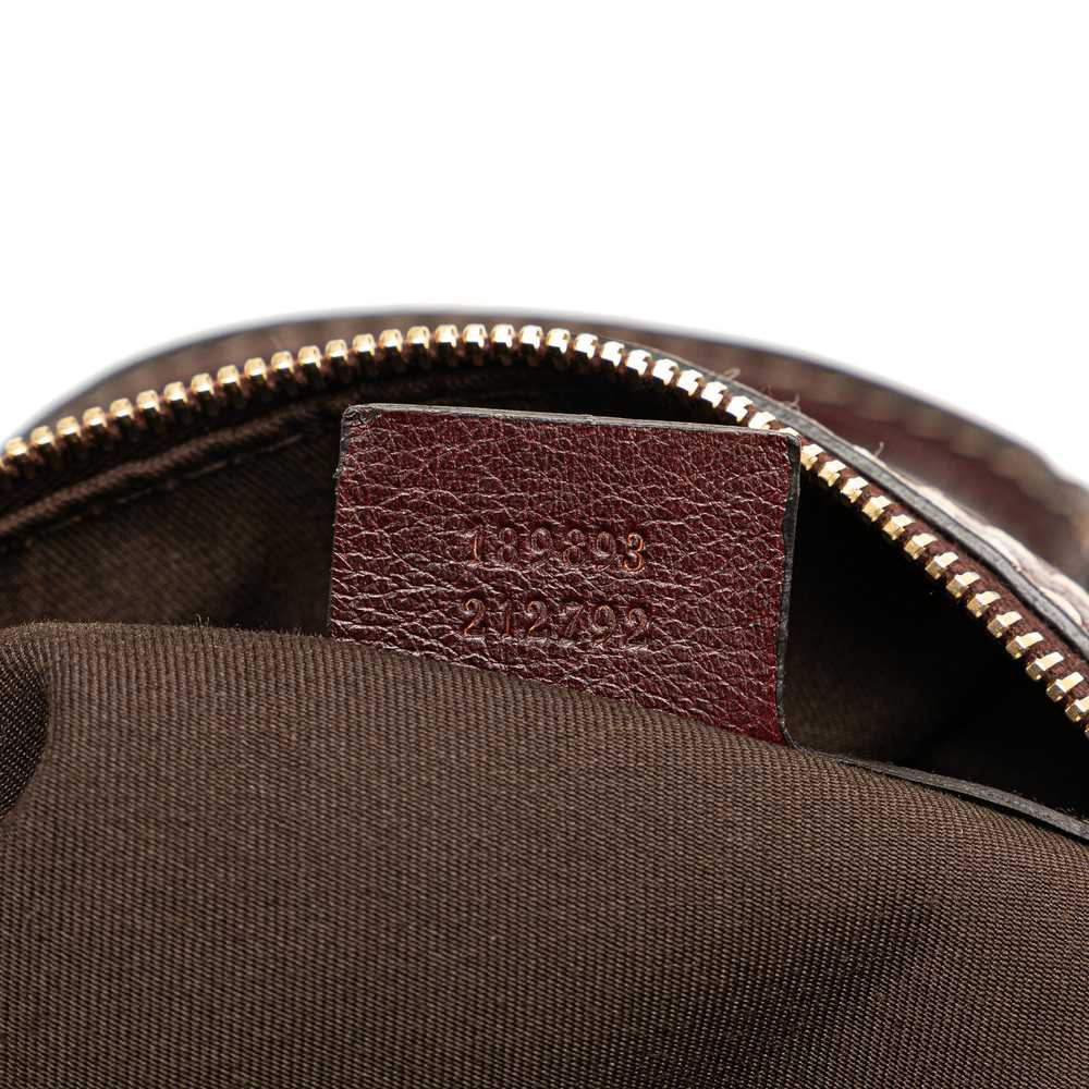 Cream Gucci GG Canvas Horsebit Nail Boston Bag - image 7