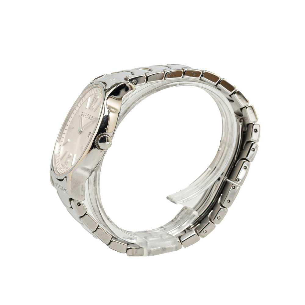 Silver Bvlgari Quartz Stainless Steel Solotempo W… - image 2