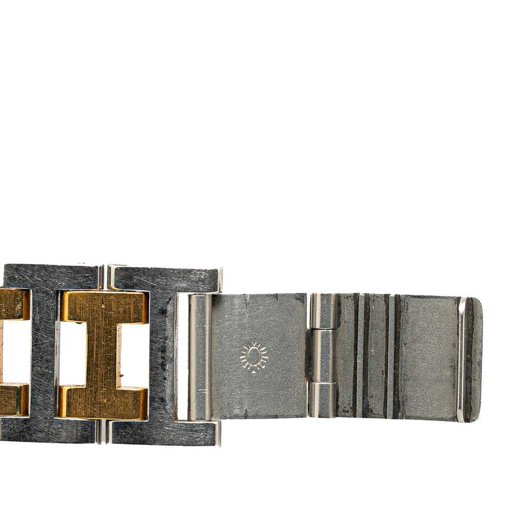 Silver Hermès Quartz Stainless Steel Clipper Watch - image 10