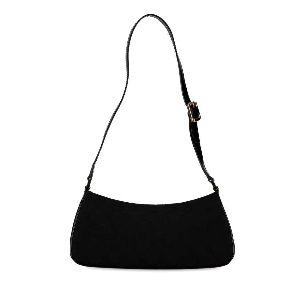 Black Gucci GG Canvas Shoulder Bag - image 3