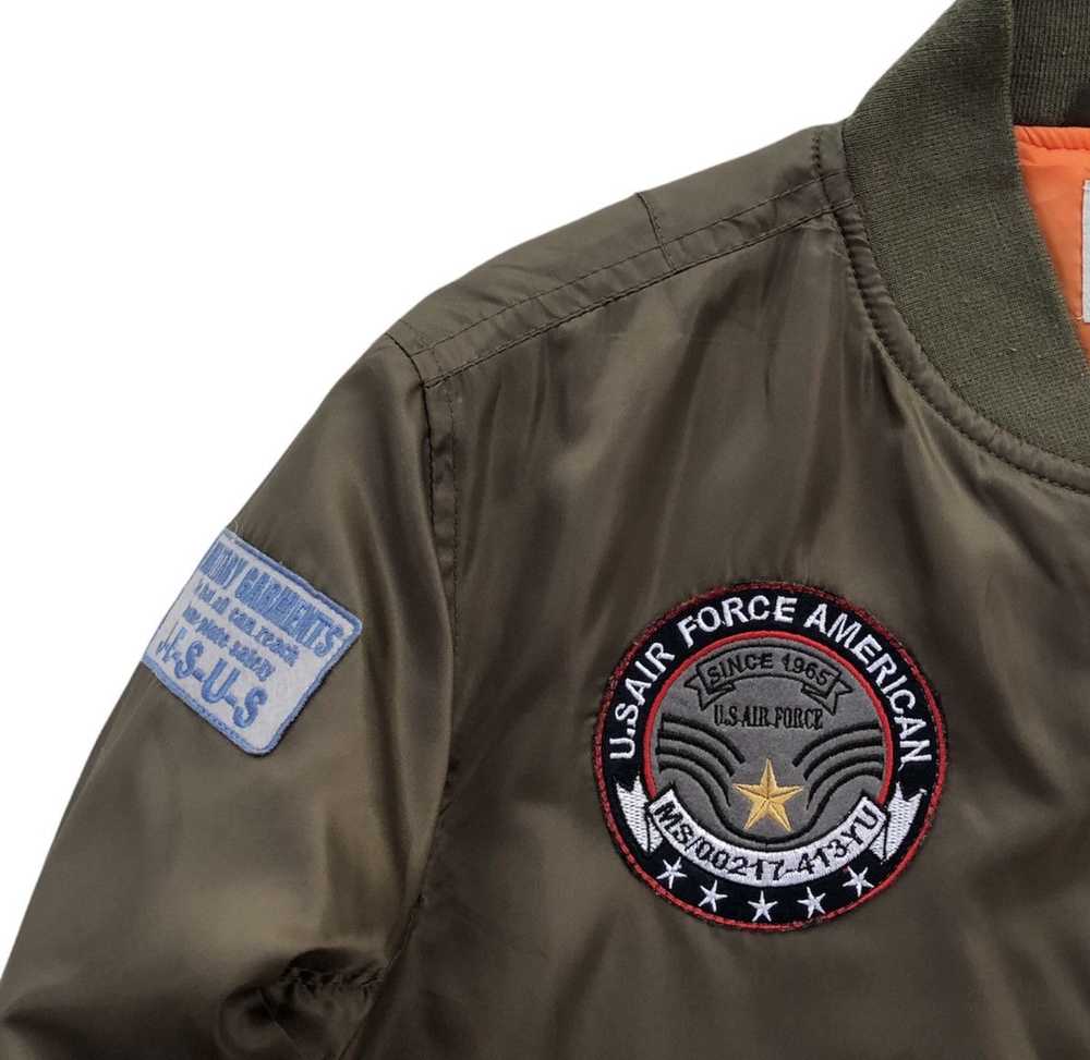 Bomber Jacket × Military × Us Air Force U. S Air … - image 5