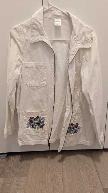 Vintage Floral Embroidered Jacket
