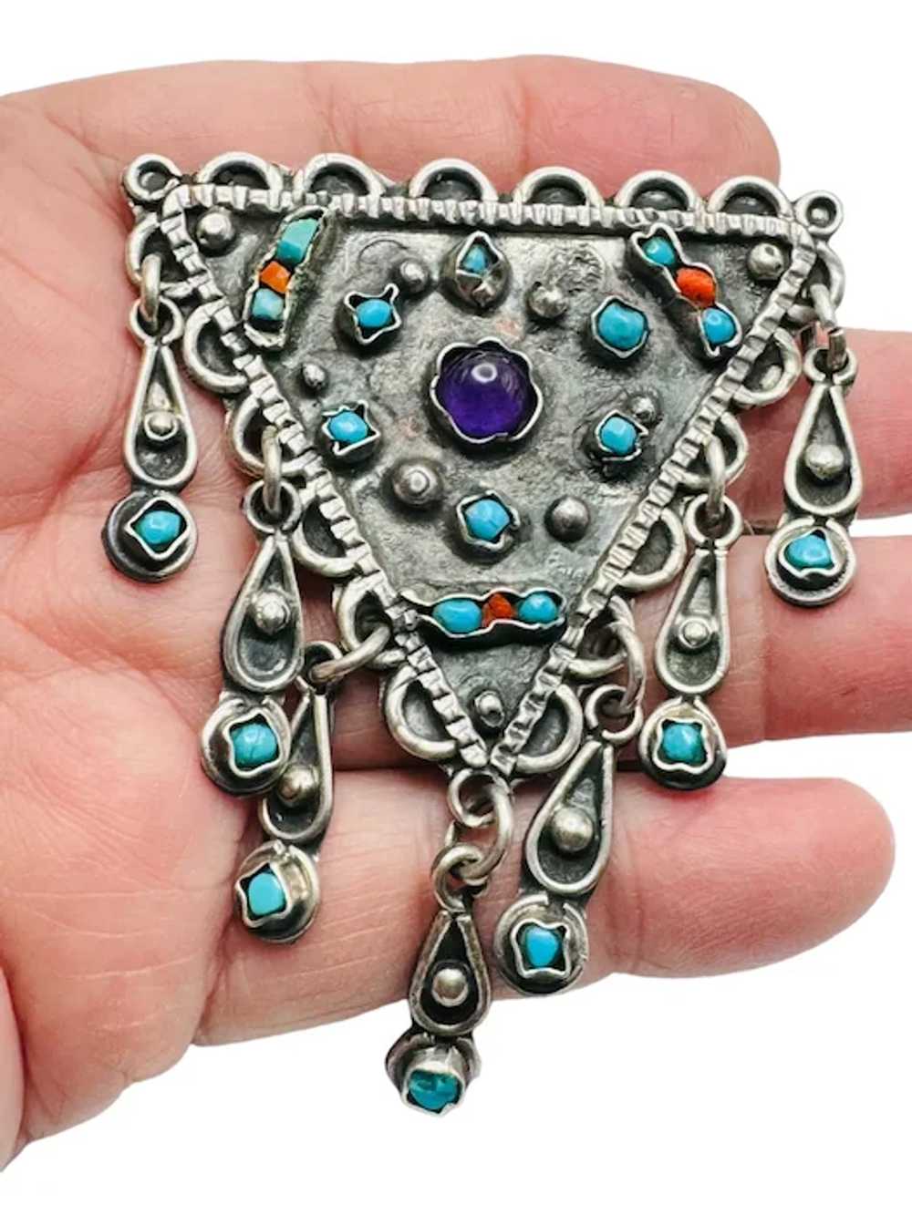 TAXCO Mexico Matilde Poulat Sterling Silver Turqu… - image 8