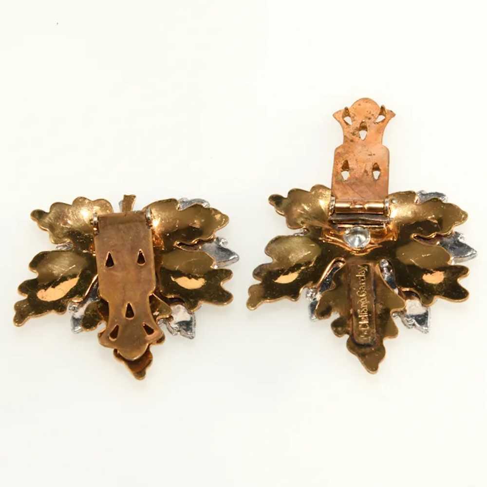 McClelland Barclay Maple Leaf Dress Clips Set Gol… - image 2