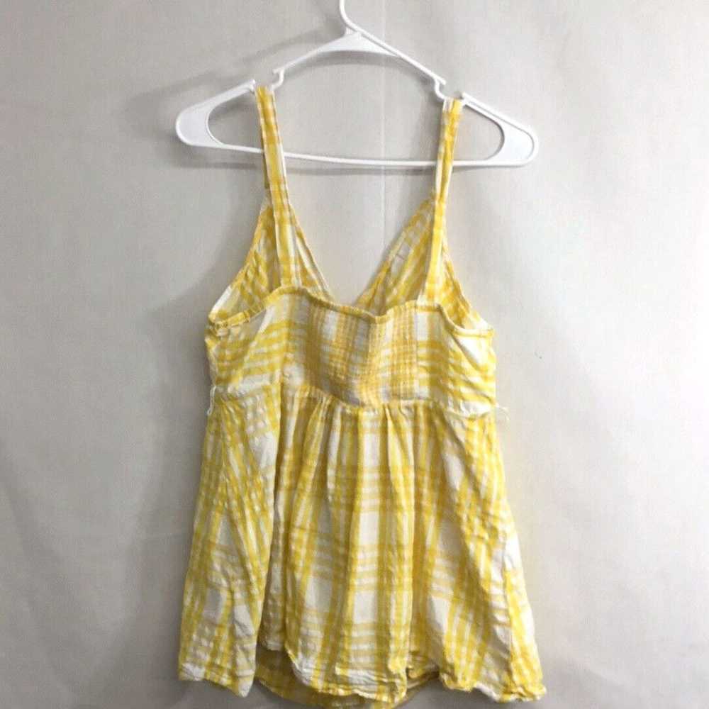 Vintage Motherhood Maternity Womens Yellow Plaid … - image 2