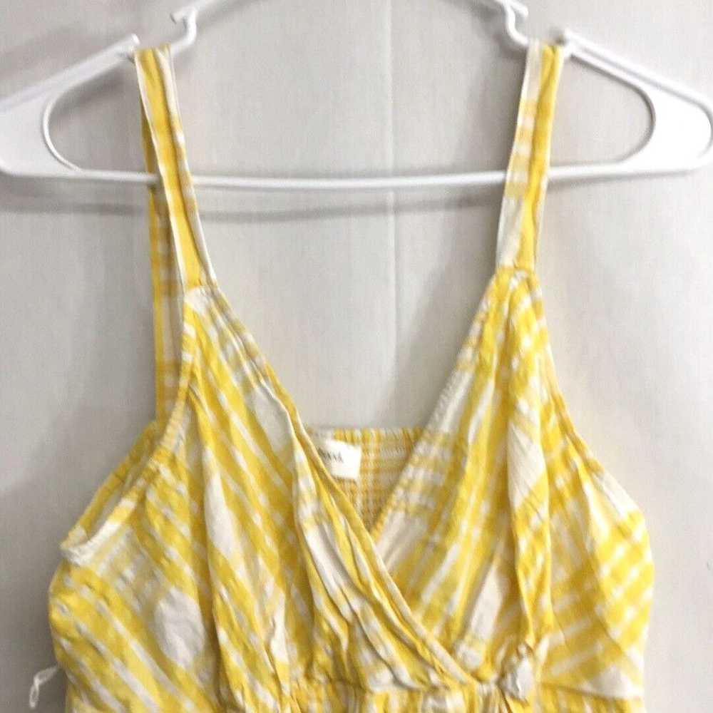 Vintage Motherhood Maternity Womens Yellow Plaid … - image 3