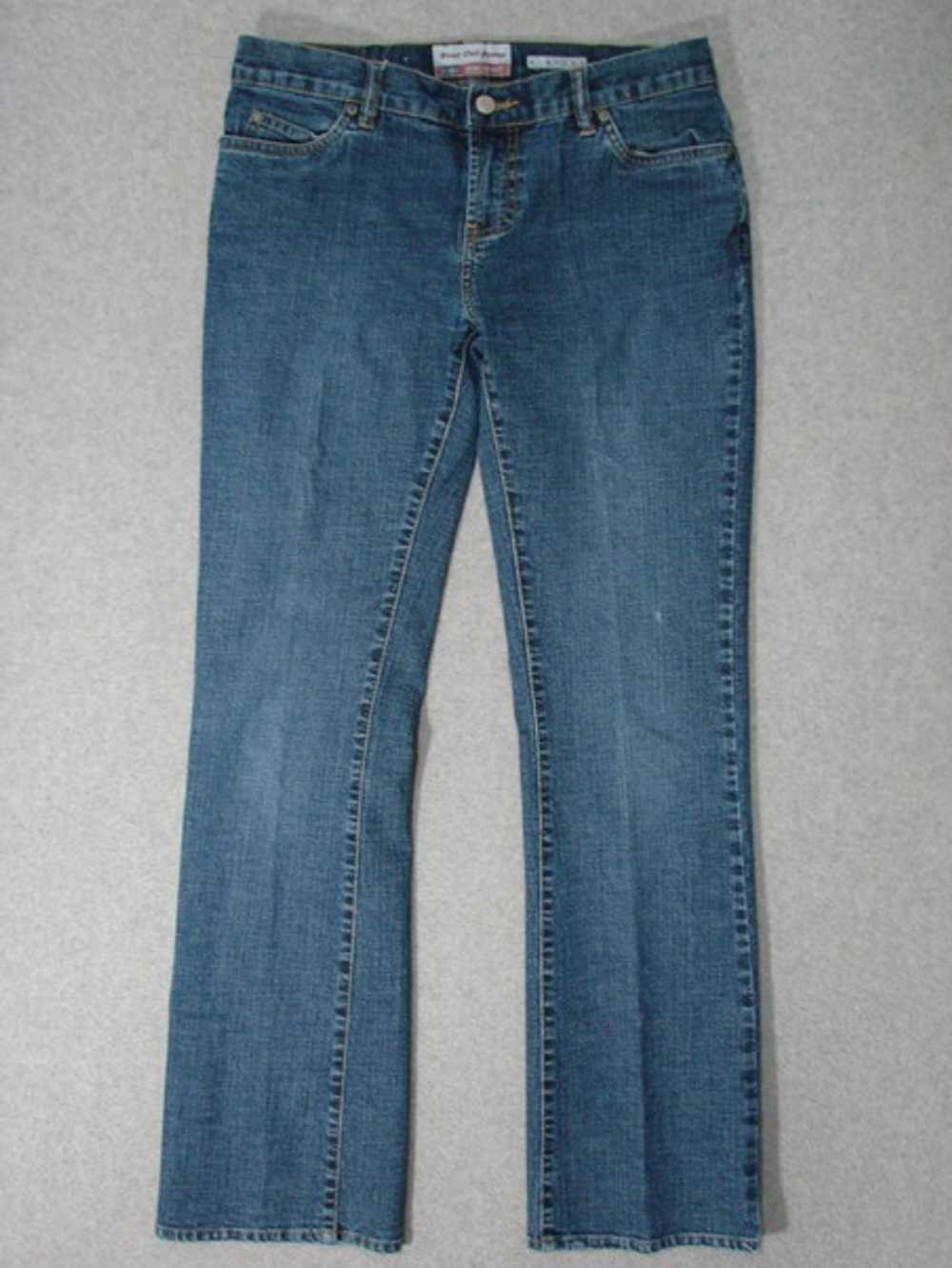 TJ11459 **OLD NAVY** ULTRA LOW WAIST BOOT CUT WOM… - image 1
