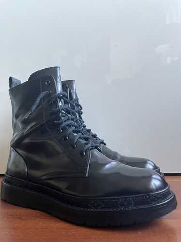 Louis Vuitton Black Ice Combat Boots