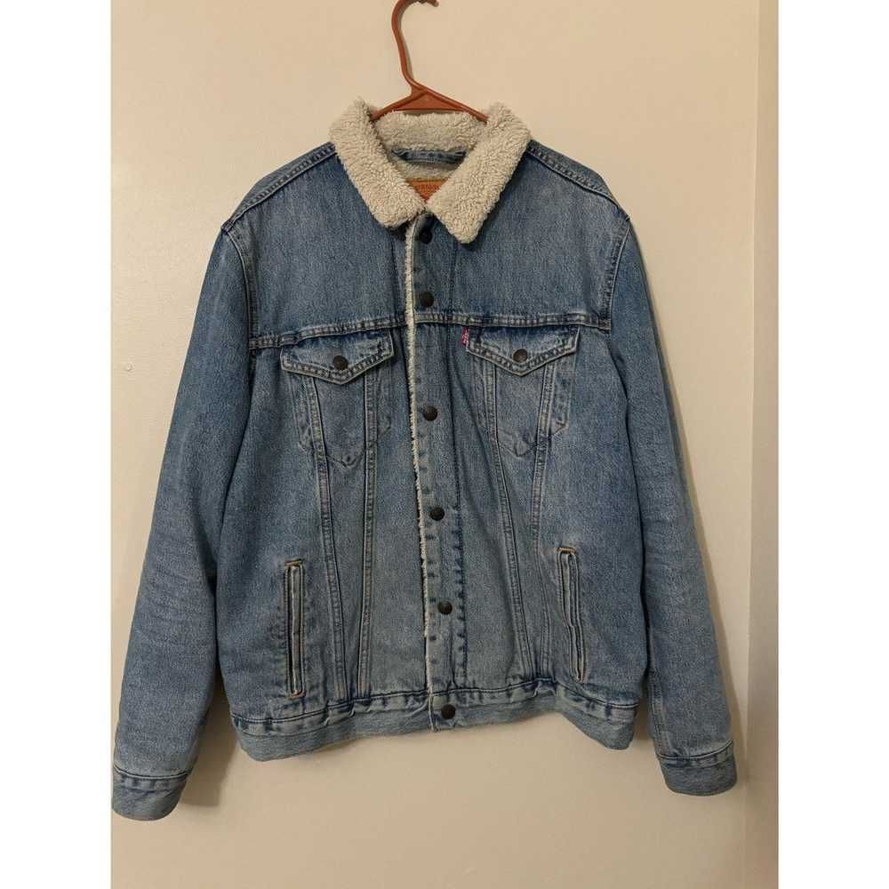 Levi's × Vintage Levi’s Shearling Denim Jacket - image 1