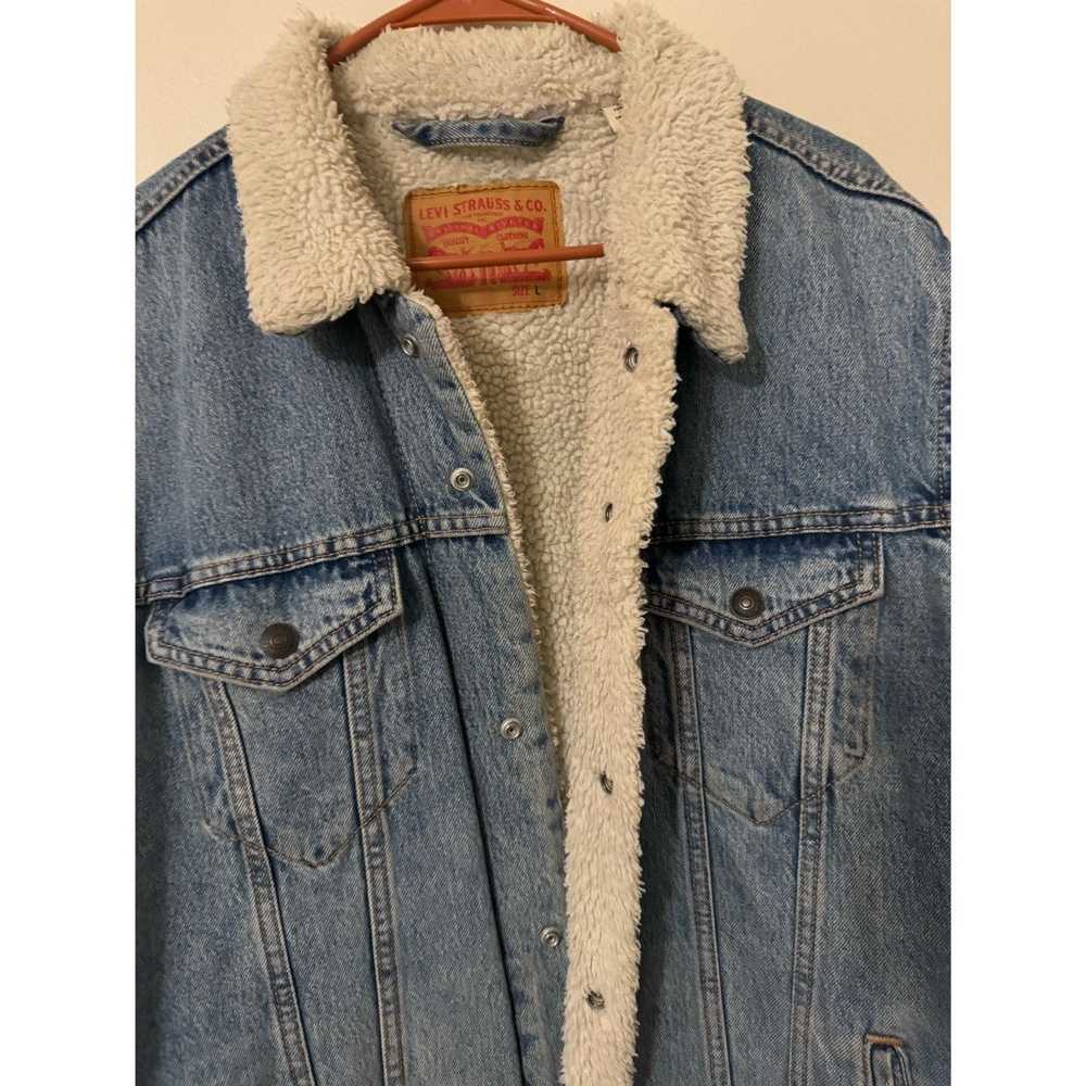 Levi's × Vintage Levi’s Shearling Denim Jacket - image 2