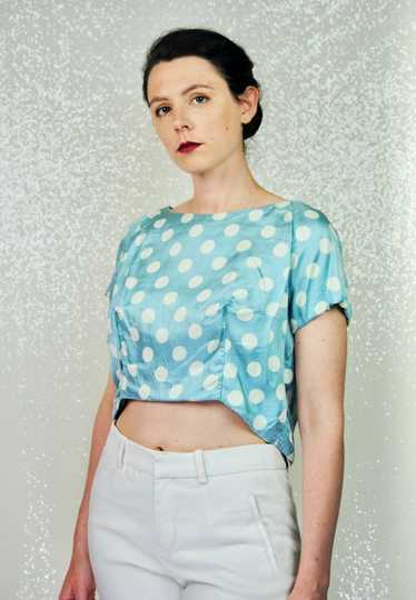 1950s Vintage Designer "Suzy Perette" Light Blue P