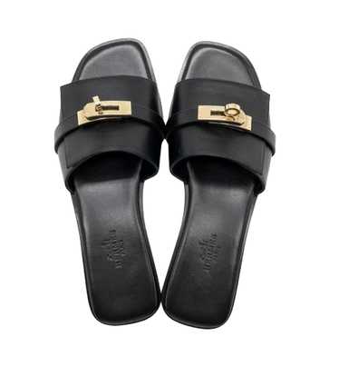 Product Details Hermes Black Giulia Sandals - image 1