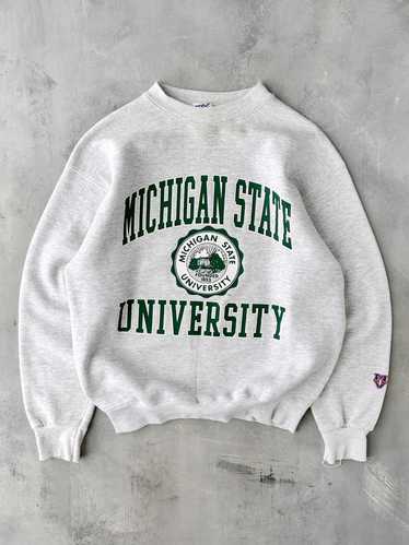 Michigan State University Sweatshirt 90's - Large