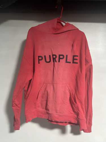 Purple Brand Purple brand hoodie French terry red