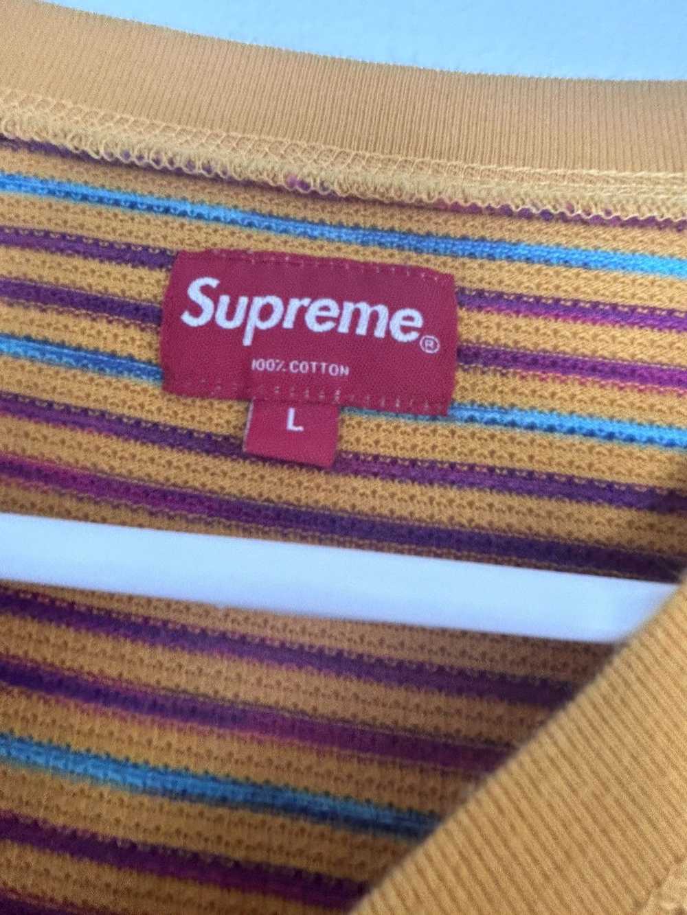 Supreme Supreme Stripe Thermal S/S Top - image 2