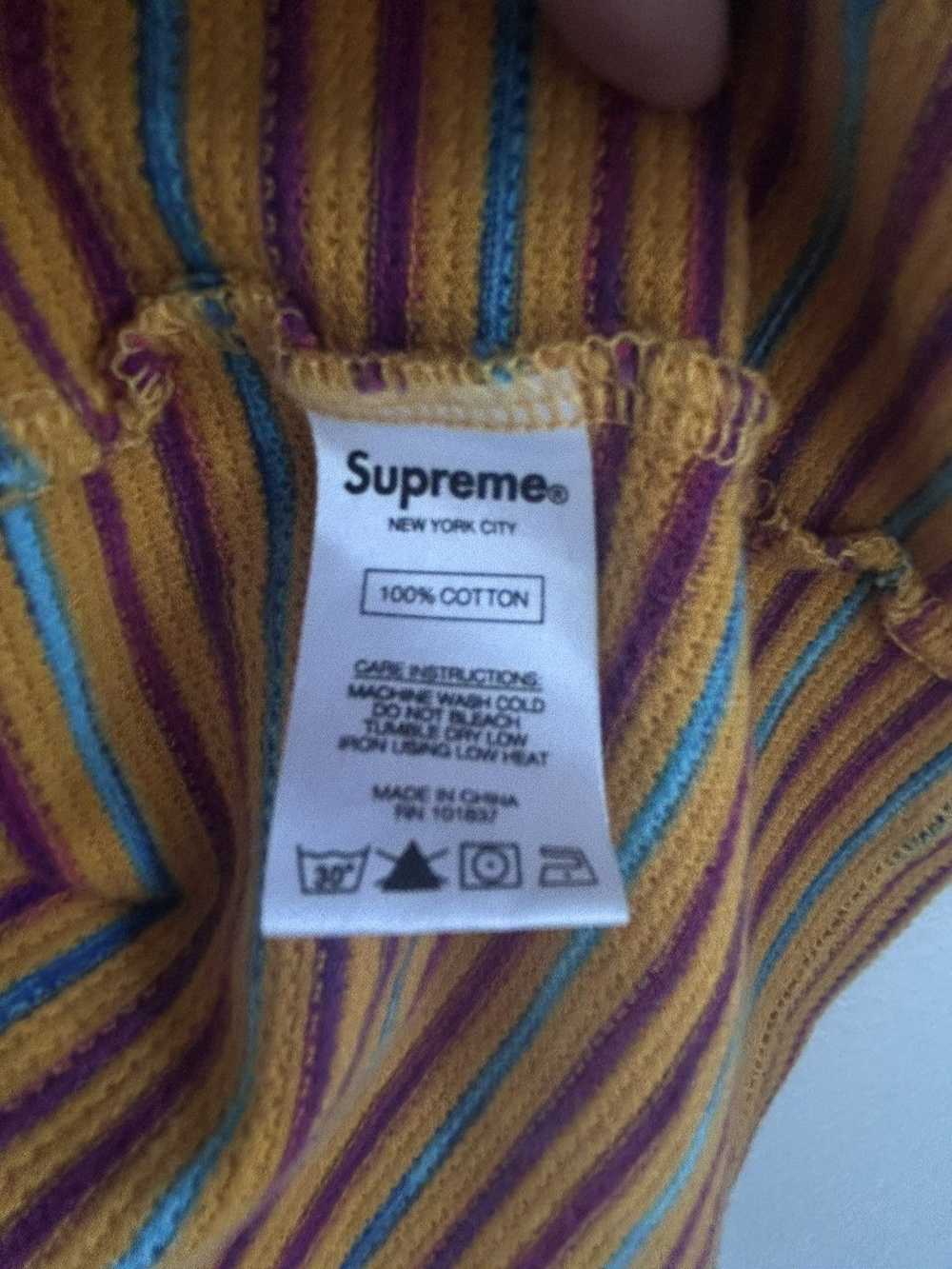 Supreme Supreme Stripe Thermal S/S Top - image 3