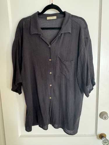 Na Nin Timmy Waffled Cotton Button Up (One Size) |