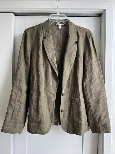 EILEEN FISHER Washed Organic Linen Delave Jacket … - image 1