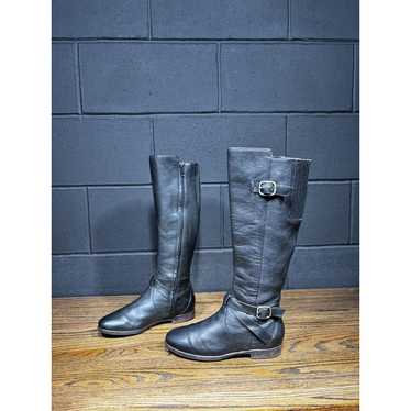 Ugg UGG 1005920 Black Leather Knee High Boots Wome