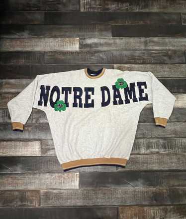 Made In Usa × Streetwear × Vintage 90s Notre Dame… - image 1