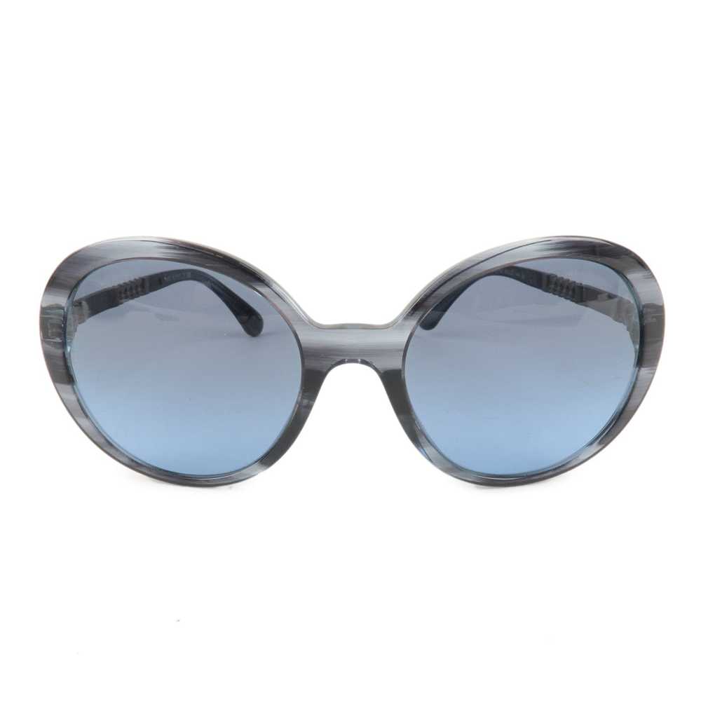 CHANEL Plastic Metal Chain Motif Sunglasses 56□20… - image 2