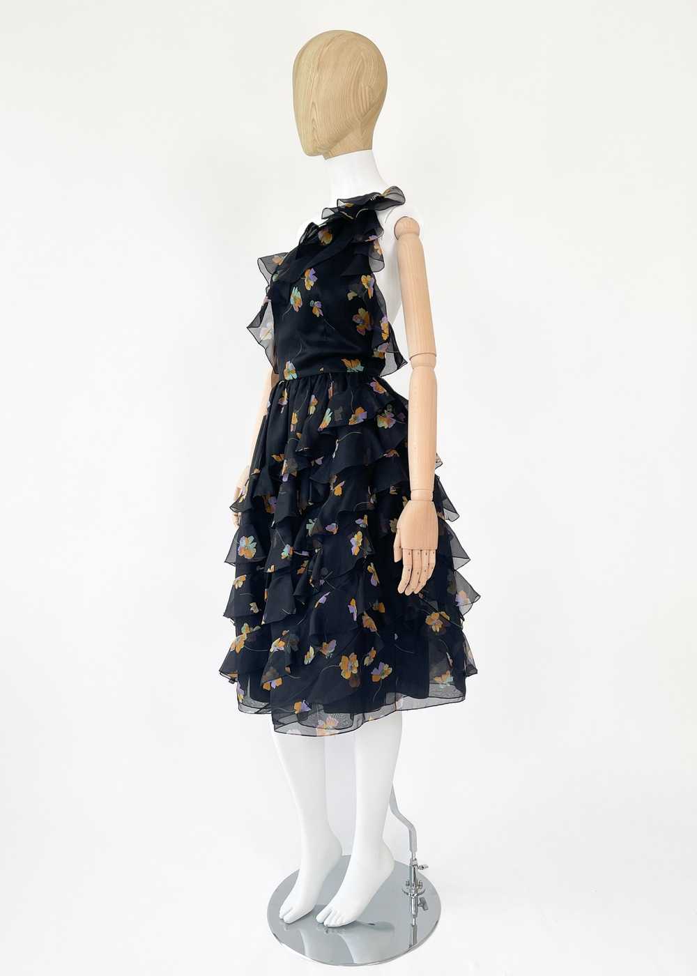 Vintage 1970s Bill Blass One Shoulder Dress - image 3
