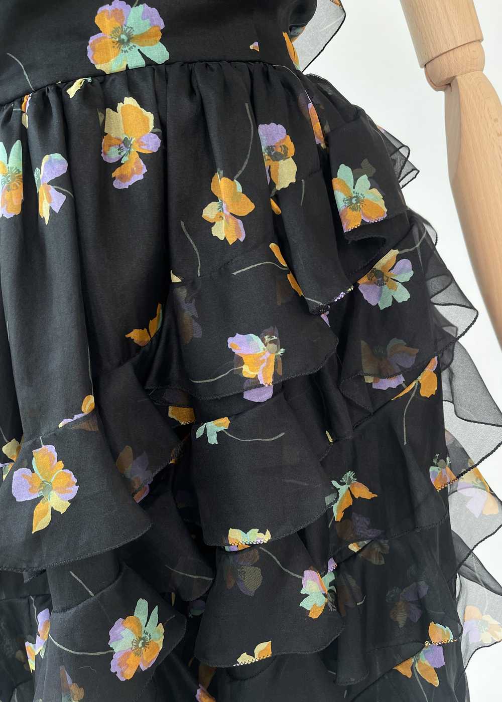Vintage 1970s Bill Blass One Shoulder Dress - image 5