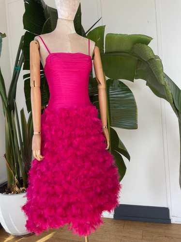 Silk Feathered Dress