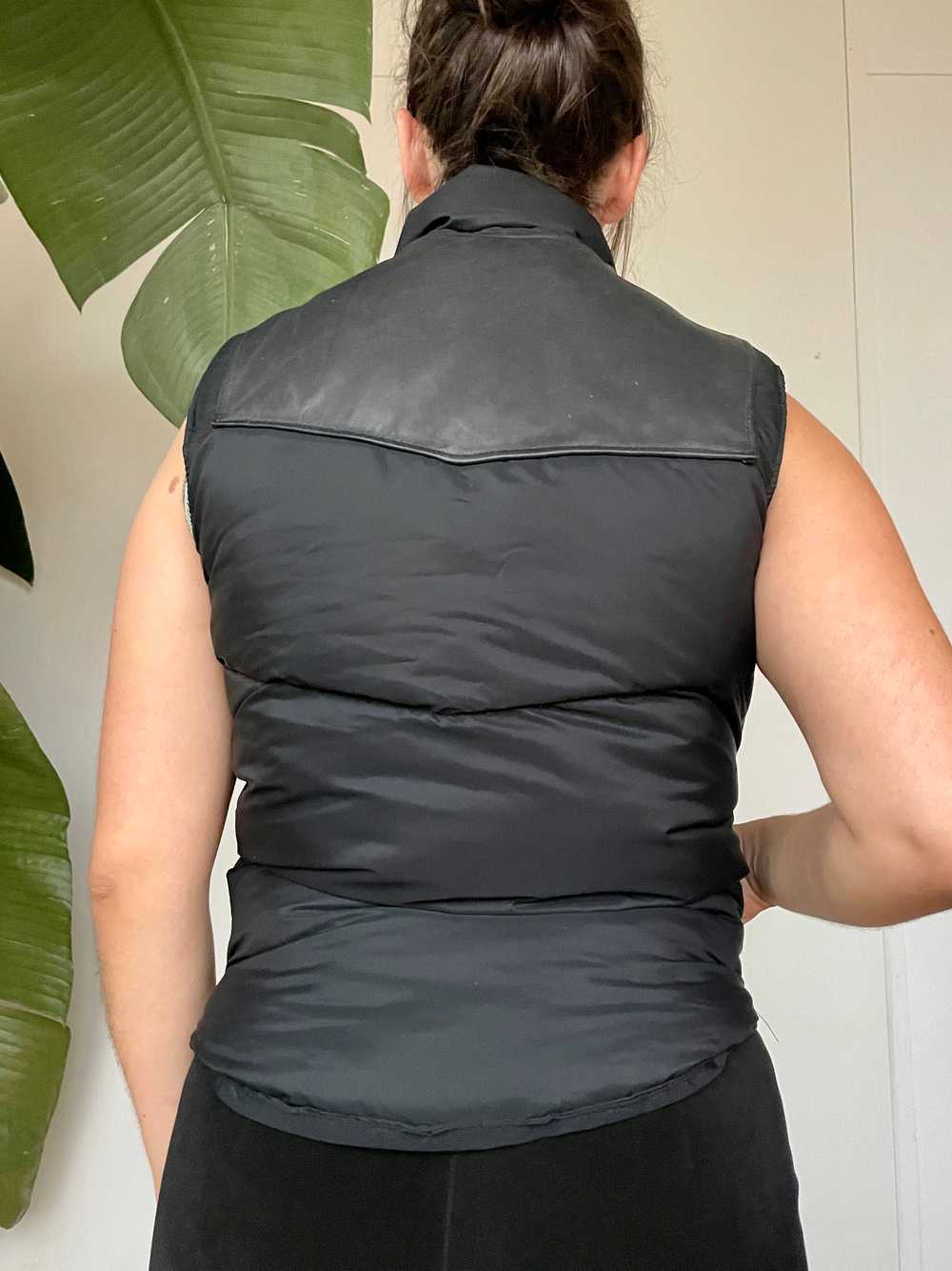 Vintage Schott Leather Puffer Vest - image 4