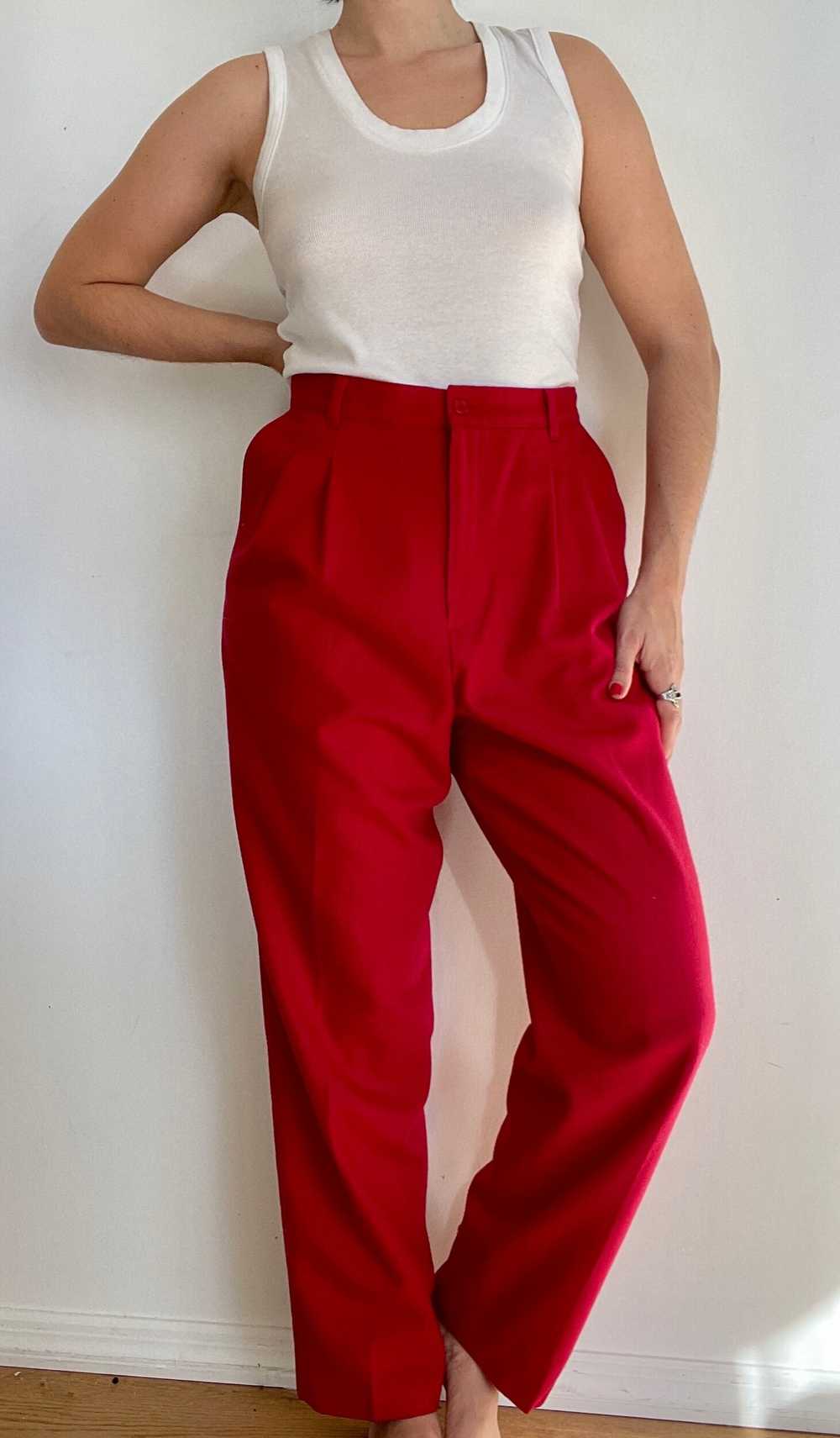 Cherry Wool Trousers - image 1